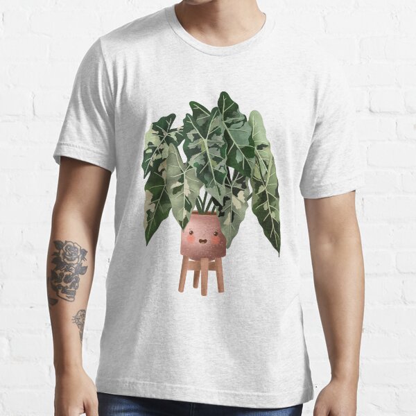 "Cute Plant Illustration, Philodendron Burle Marx Variegated" Tshirt