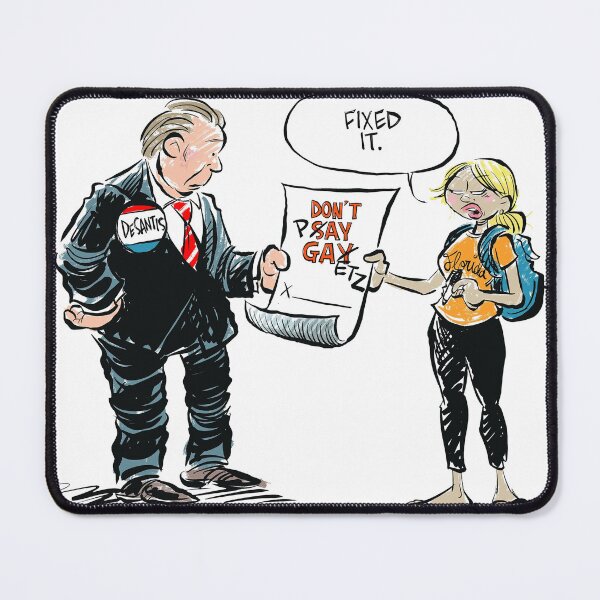 Item preview, Don’t Say Gay Bill Caricature designed and sold by QDSXVE.