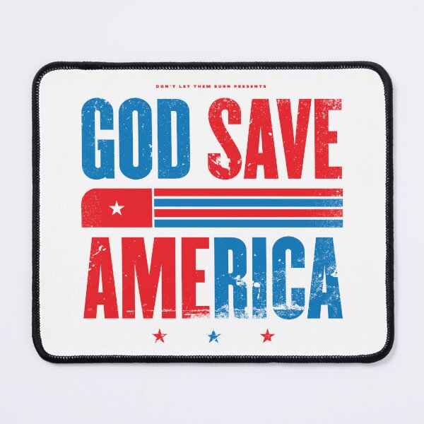 Item preview, God Save America Red and Blue designed and sold by seraphimchris.