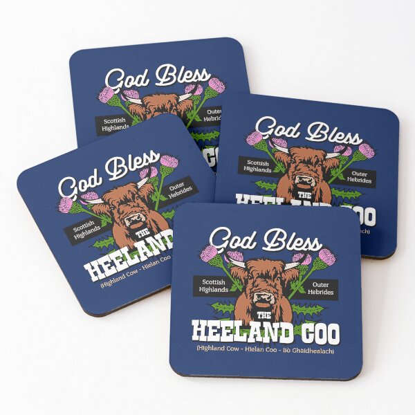 Item preview, God Bless the Heeland Coo - Scotland designed and sold by Robertbun32.