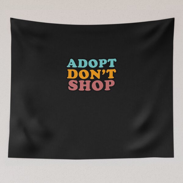 Item preview, Adopt Don&x27;t Shop Sticker designed and sold by Janohrbeck.