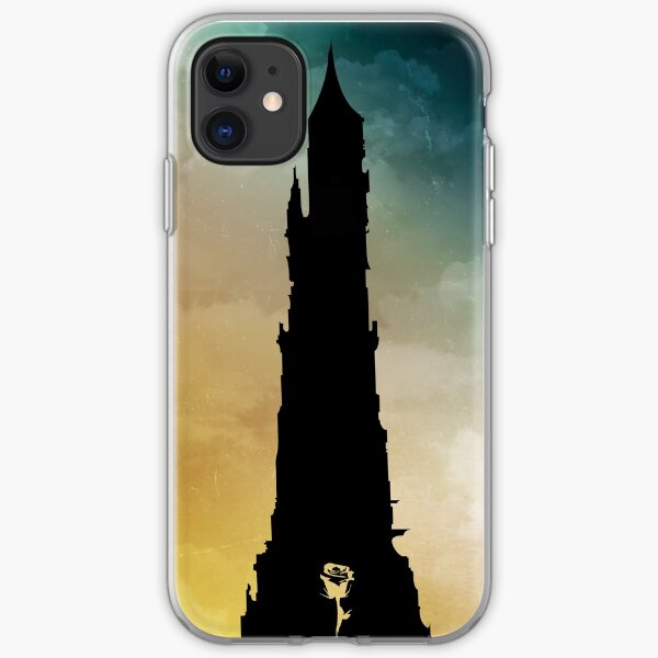 Dark Tower and Rose iPhone Soft Case