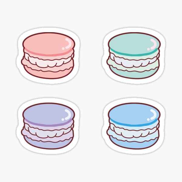 Macaron Set Sticker
