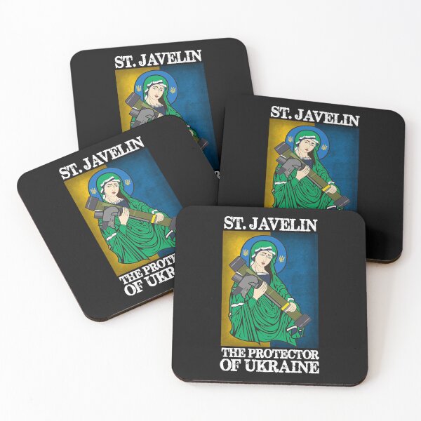 Item preview, Saint Javelin Protector of Ukraine Support Ukraine Flag designed and sold by Joni23414.