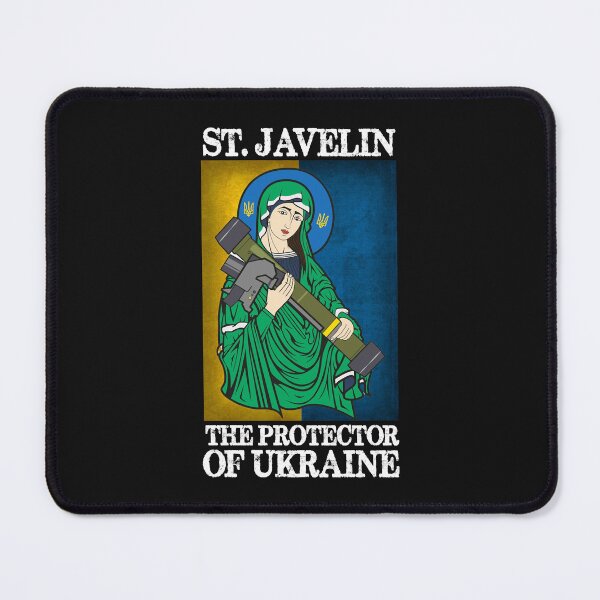 Item preview, Saint Javelin Protector of Ukraine Support Ukraine Flag designed and sold by Joni23414.