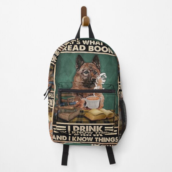 Item preview, That's what i do i read books i drink coffee and i know things dog lover designed and sold by KinstleHawa.