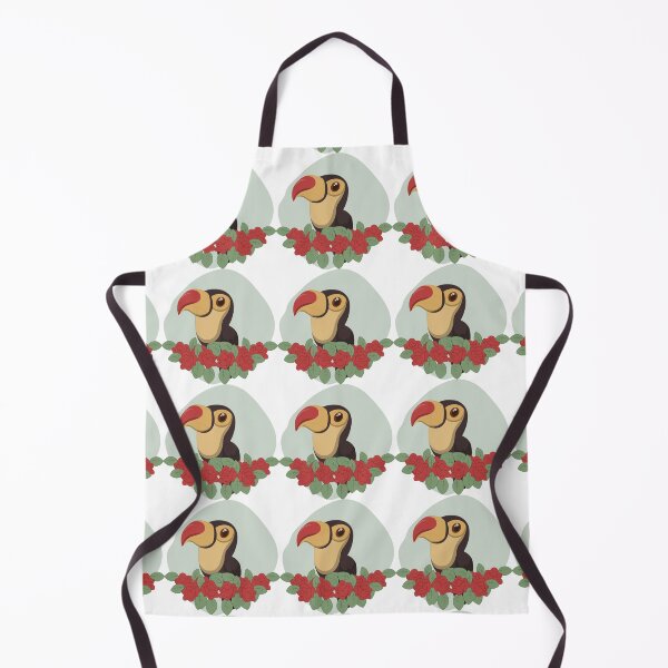 Item preview, Cute Cartoon Toucan with flowers. designed and sold by Kanchan1987.