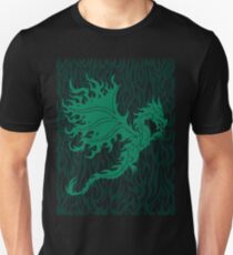 Fire Dragon 2.1 Green Unisex T-Shirt