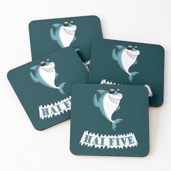 Item preview, Shark High Five or in this case: HAI FIVE! designed and sold by GiborDesign.