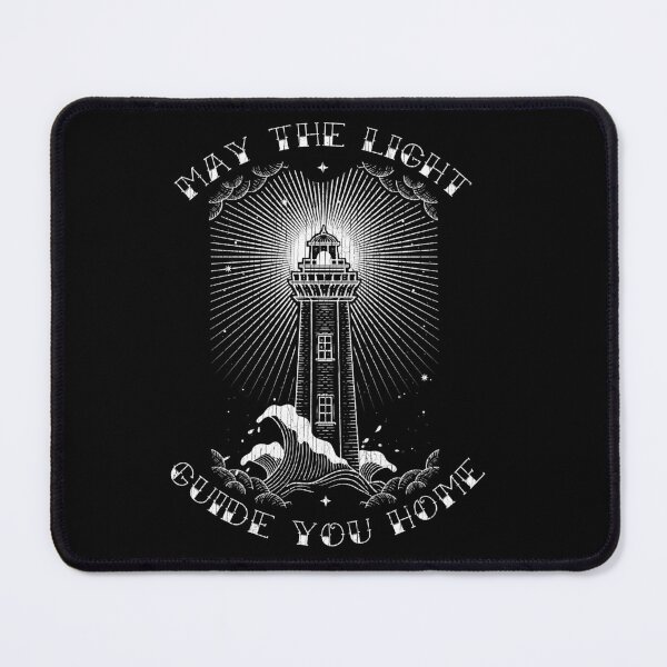 Item preview, May the Light Guide You Home, Traditional Lighthouse, Old School Tattoo Design designed and sold by Proverbial Wisdom Design.