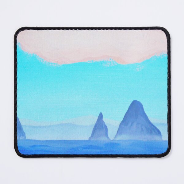 Item preview, GLASSHOUSE MOUNTAINS FROM SEA designed and sold by NarellePerroux.