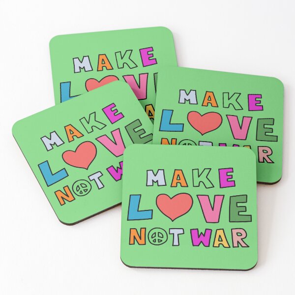Item preview, Peace Needed. Make Love Not War. Make Art Not War. designed and sold by sundae-artisan.