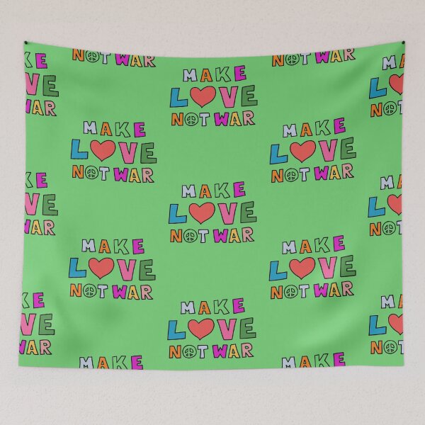 Item preview, Peace Needed. Make Love Not War. Make Art Not War. designed and sold by sundae-artisan.