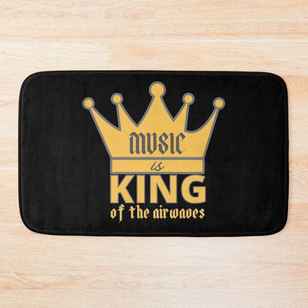 Item preview, Music Is King of the Airwaves. designed and sold by JockArts.