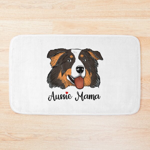 Artikelvorschau, Damen Schwarz Tri Mom Herz Australian Shepherd Mom Aussie Mama Premium entworfen und verkauft von KendySancho.