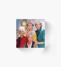 Golden People Acrylic Block
