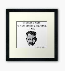 Nikola Tesla Framed Print