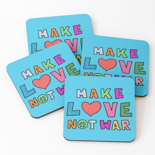 Item preview, Peace Needed. Make Love Not War. Make Art Not War. designed and sold by sundae-artisan.
