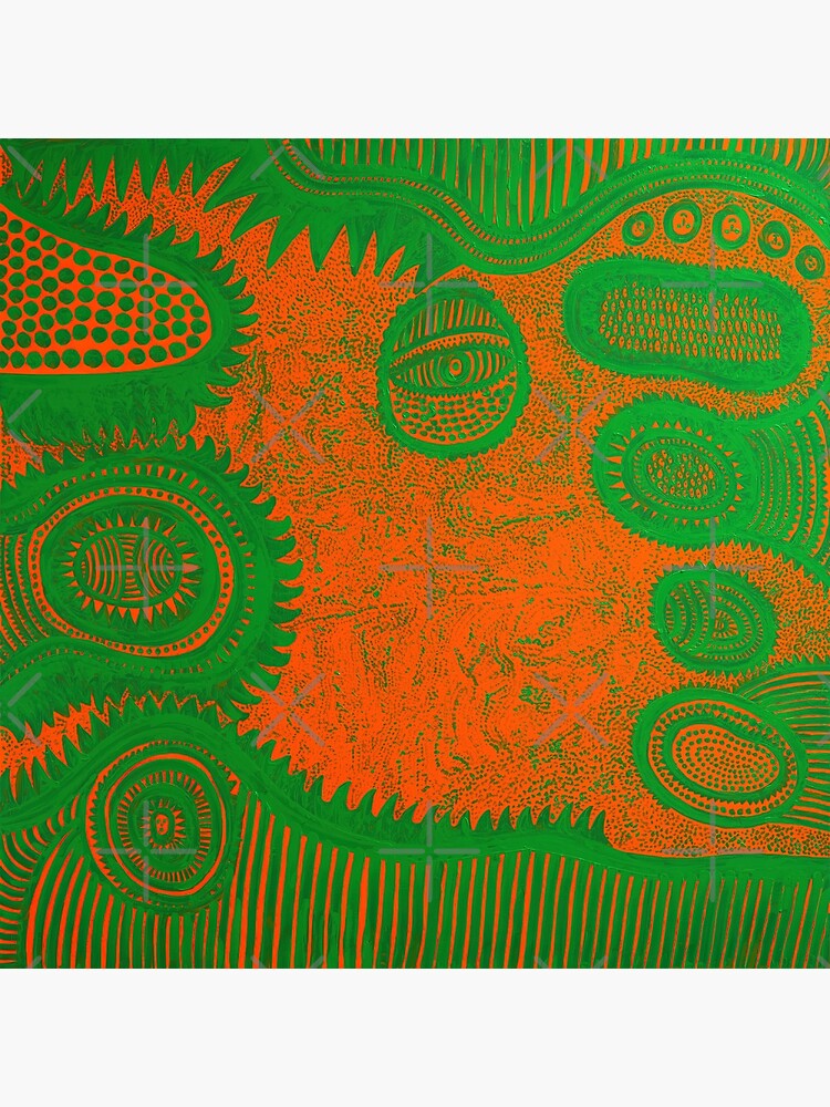 "Yayoi Kusama Green Abstract" Poster for Sale by barbarahayes528