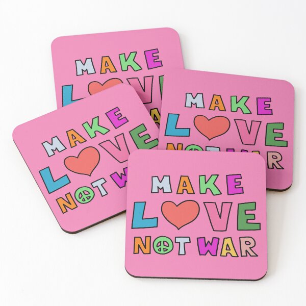 Item preview, Peace Needed. Make Love Not War. Make Art Not War. designed and sold by sundae-artisan.