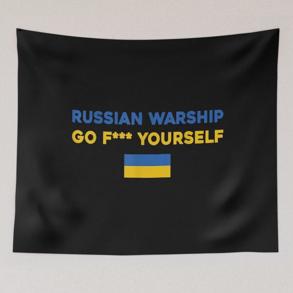 Item preview, Russian warship go f yourself T-Shirt designed and sold by Acton-Maran.