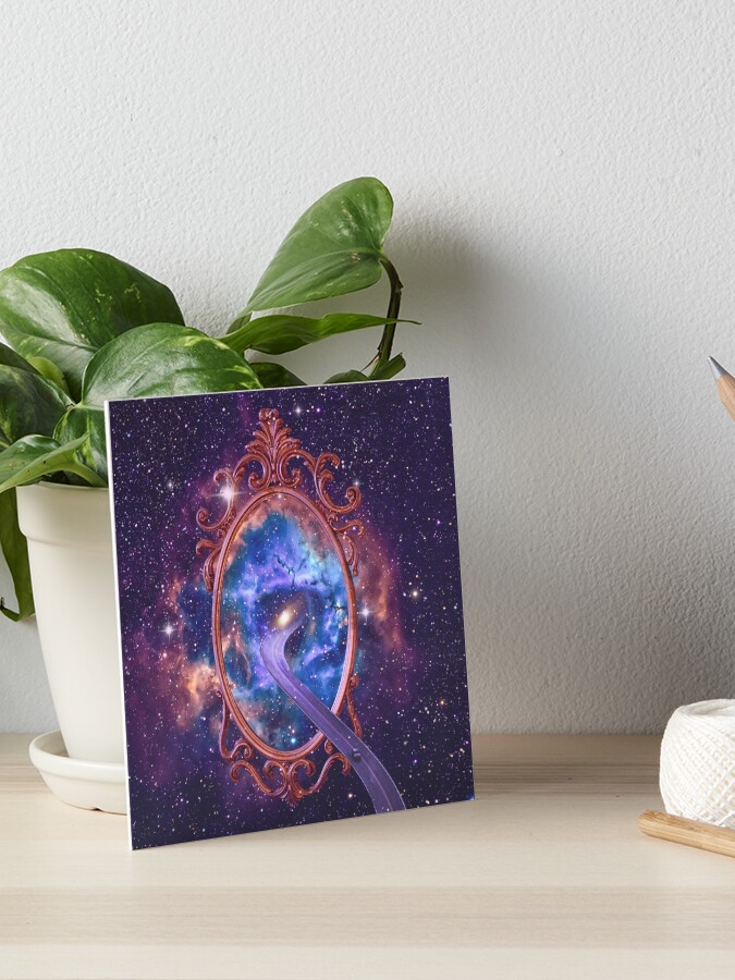 Thumbnail 1 of 2, Art Board Print, Mirror Dimension designed and sold by RiddhiShah.
