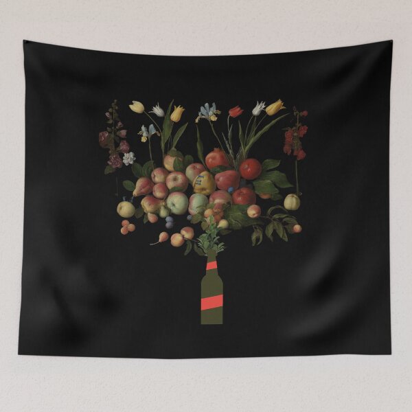 Item preview, Fruit Bottle (in black) | Apples | Pears | Peaches | Funny designed and sold by CosmicStory.