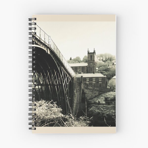 Item preview, Ironbridge with Village in Spring Snow designed and sold by jalfc46.