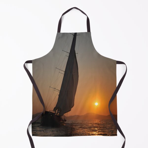 Item preview, sailboat against to sunrise designed and sold by laikaincosmos.