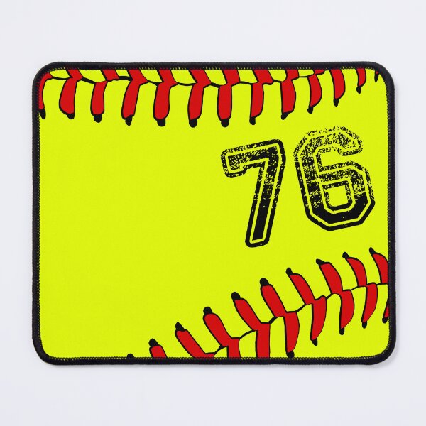 Item preview, Softball ball number 76, seventy six designed and sold by TheCultStuff.