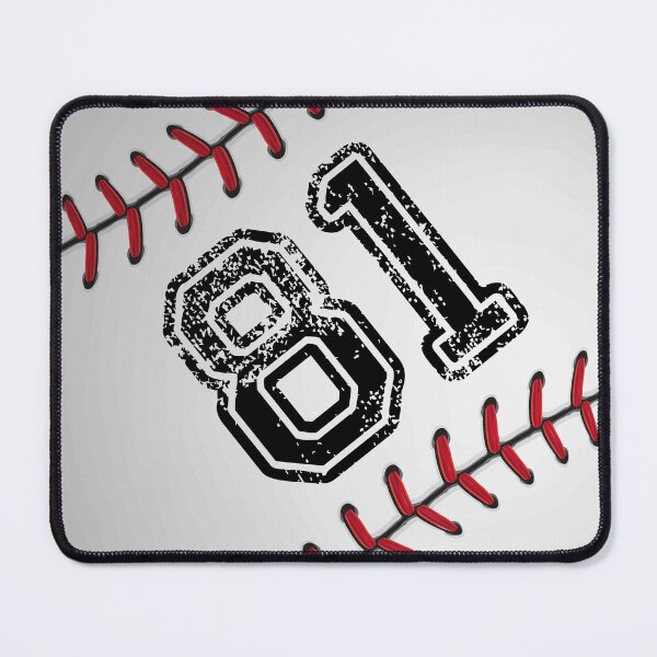 Item preview, Baseball ball number 81, eighty one designed and sold by TheCultStuff.