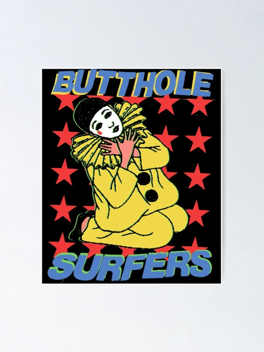 BUTTHOLE SURFERS / 特大ポスター BUTTHOLE SURFERS / 特大ポスター Butthole Surfers Vintage