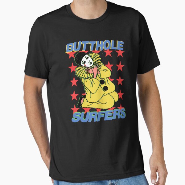 BUTTHOLE SURFERS Tシャツ　Black rubberwear Butthole Surfers T-Shirt Alternative Rock Punk Husker Du Big