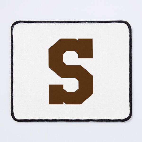 Item preview, Alphabet, Brown S, Sports letter S designed and sold by TheCultStuff.