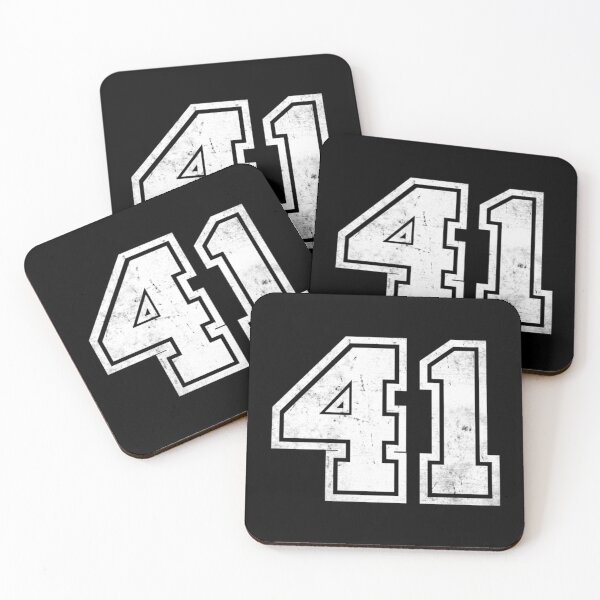 Item preview, Sports Jersey Birthday Age Lucky No. Distressed Number 41 Essential T-Shirt designed and sold by ricedali41.