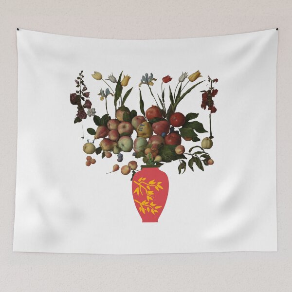 Item preview, Fruit Vase | Apples | Pears | Peaches | Funny designed and sold by CosmicStory.