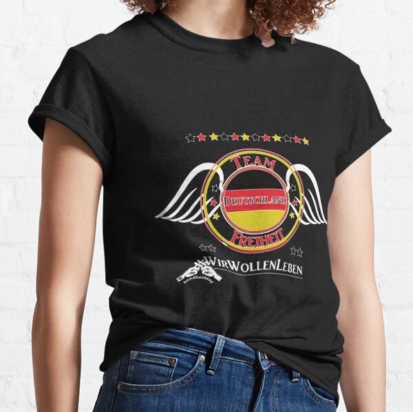 Handhashtag Deutschland wir wollen Leben Classic T-Shirt