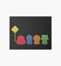 Minimalistic South Park Art Board