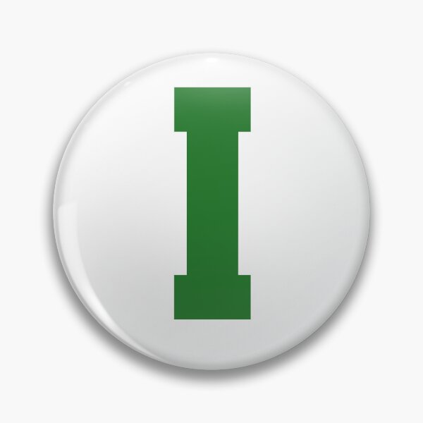 Item preview, Alphabet, Green I, Sports letter I designed and sold by TheCultStuff.