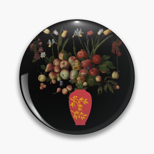Item preview, Fruit Vase (in black) | Apples | Pears | Peaches | Funny designed and sold by CosmicStory.