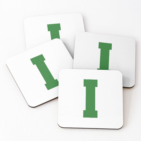 Item preview, Alphabet, Green I, Sports letter I designed and sold by TheCultStuff.