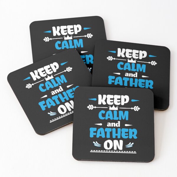Item preview,  keep kalm and father on designed and sold by lapolonaise.