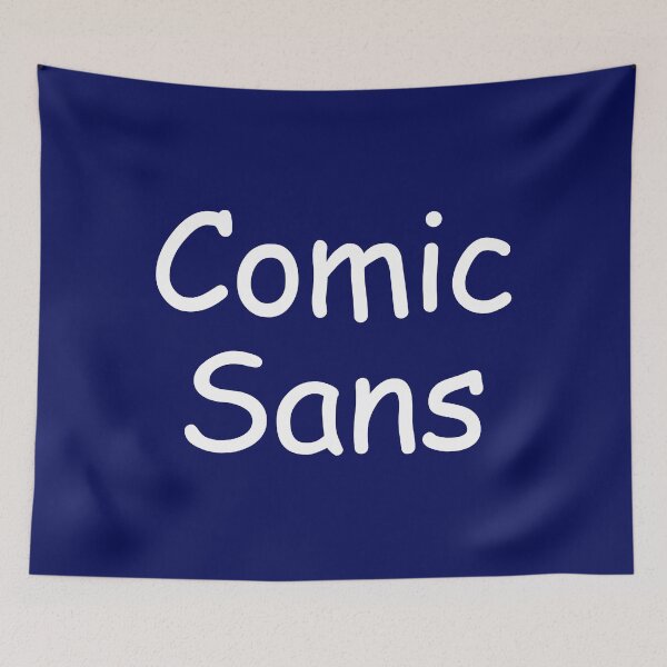 Item preview, Comic Sans TShirt Funny Sarcastic Humor Designer Artist Gift designed and sold by ZiziChetik.