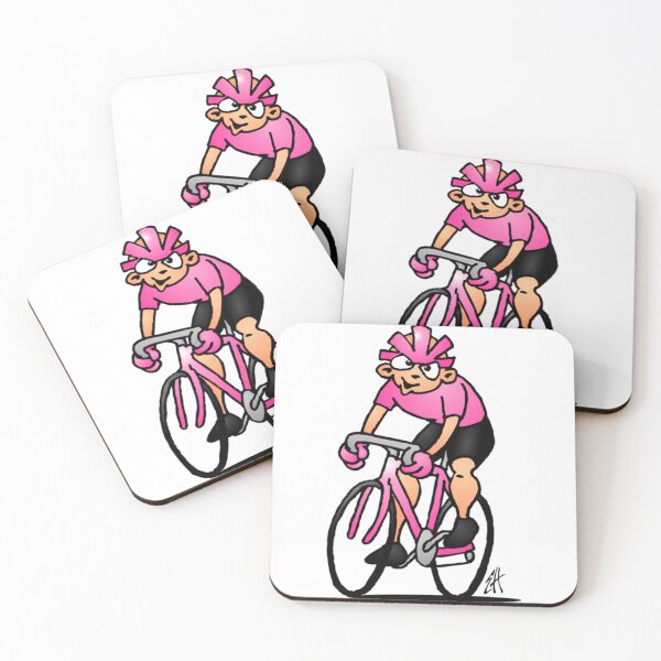 Item preview, Cycing T-ShirtCyclist wearing the Maglia Rosa designed and sold by ZiziChetik.