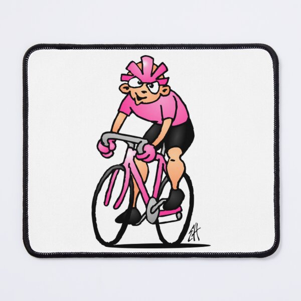 Item preview, Cycing T-ShirtCyclist wearing the Maglia Rosa designed and sold by ZiziChetik.
