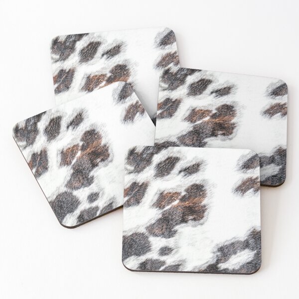 Item preview, Cow Hide Dark Brown Black & White designed and sold by Gymmer-Life.