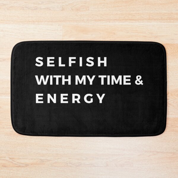 Item preview, Selfish With My Time And Energy Font,Black And White Font,Simple Font designed and sold by stamppiyathat.