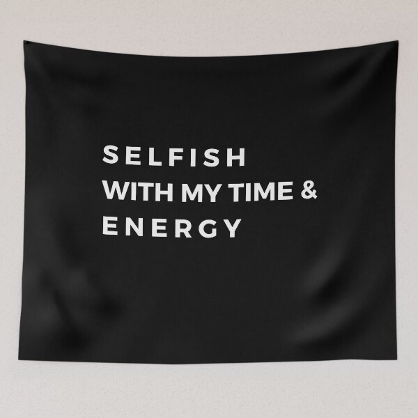 Item preview, Selfish With My Time And Energy Font,Black And White Font,Simple Font designed and sold by stamppiyathat.
