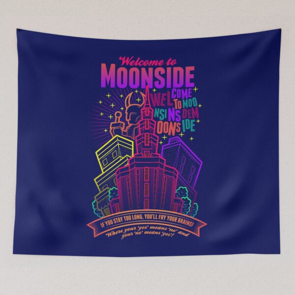 Item preview, Earthbound T-ShirtWelcome to Moonside  designed and sold by ZiziChetik.