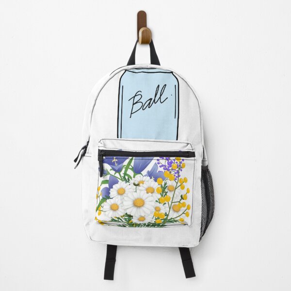Item preview, mason jar with flowers designed and sold by Designs1279.
